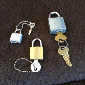 VTG. Padlocks Set of three